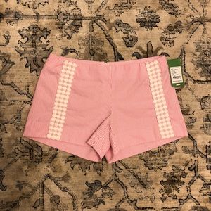 Lily Pulitzer Seersucker Shorts NWT